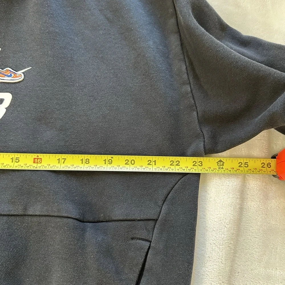 Nike SB Hoodie Boys XL Black Skateboarding Pullover Sweatshirt Swoosh Logo Youth